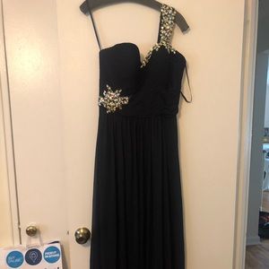 Navy prom dress